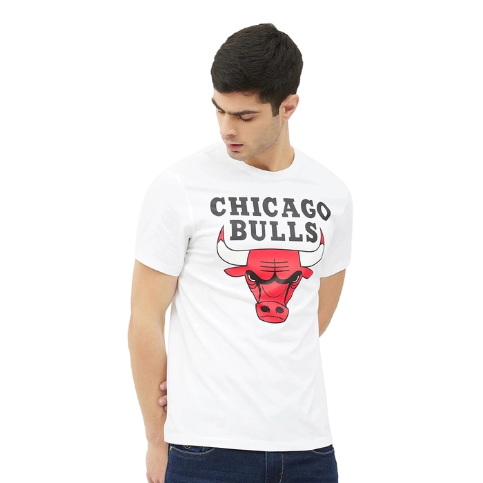 CHICAGO BULLS CLASSIC CREST T-SHIRT 'WHITE'