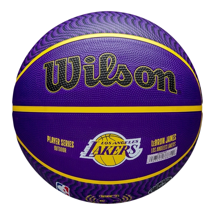 WILSON NBA PLAYER ICON OUTDOOR BASKETBALL LEBRON JAMES 'PURPLE'