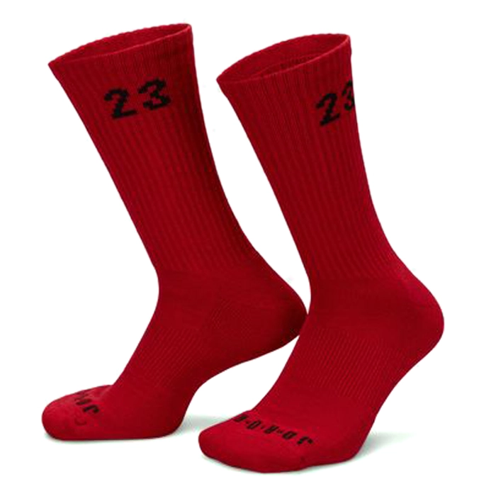 NIKE JORDAN ESSENTIALS CREW SOCKS (3 PAIRS) 'MULTICOLOR'