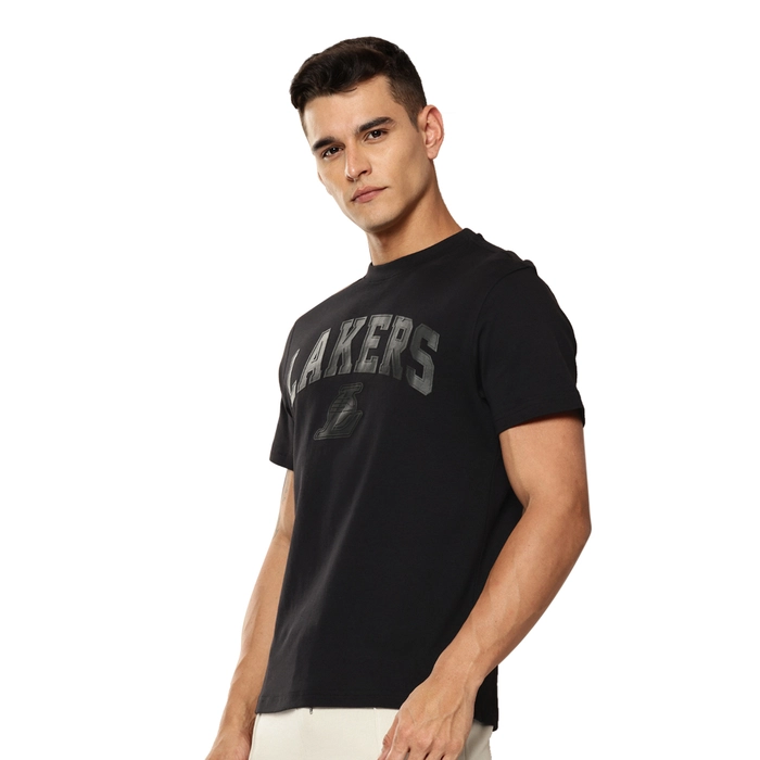 NBA LOS ANGELES LAKERS MONOCHROME BLACK T-SHIRT 'BLACK'