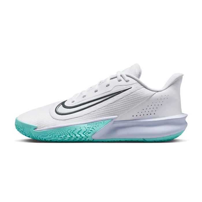 NIKE PRECISION 7 BASKETBALL SHOES 'WHITE/BLUE'