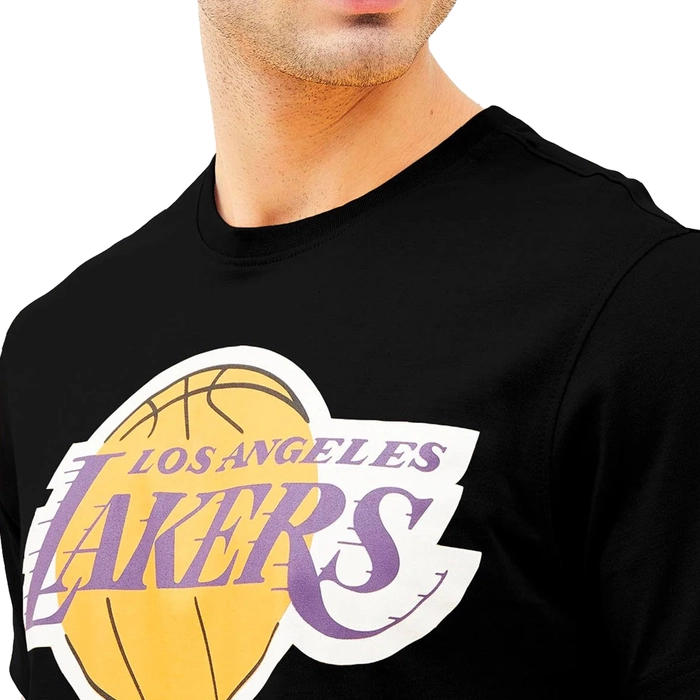 NBA LOS ANGELES LAKERS: CLASSIC CREST T-SHIRT 'BLACK'