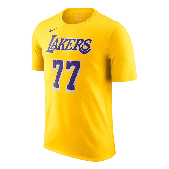 Nike - NIKE LOS ANGELES LAKERS NBA T-SHIRT 'YELLOW' - NBA