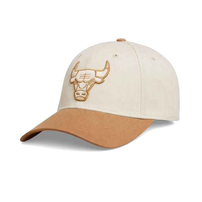 NBA CHICAGO BULLS TWO TONE NATURAL CAP 'BEIGE/BROWN'