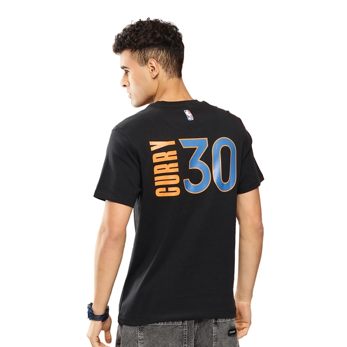NBA STEPHEN CURRY GOLDEN STATE WARRIRORS CLASSIC PRINTED T-SHIRT 'BLACK'