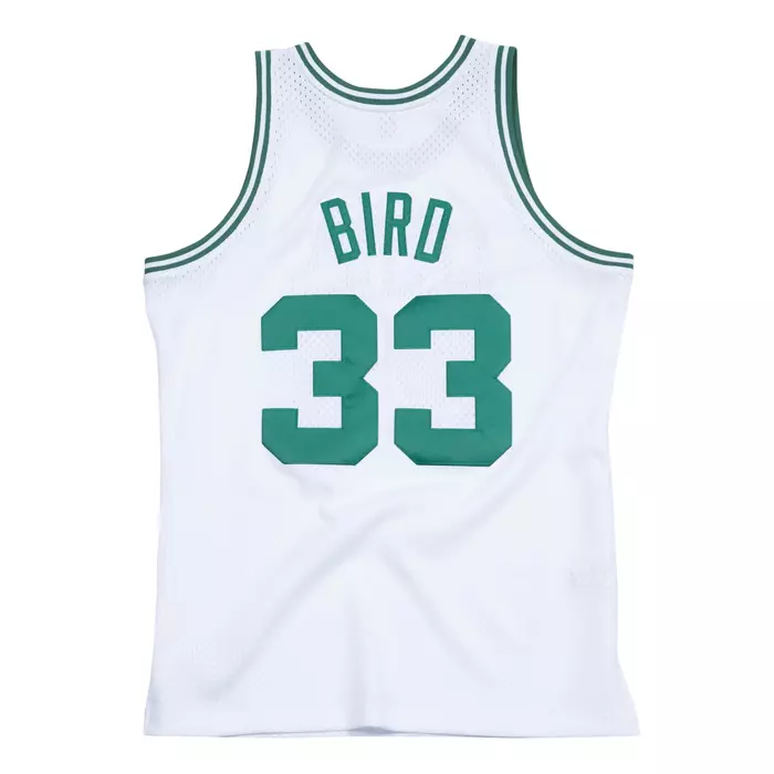 SWINGMAN JERSEY BOSTON CELTICS HOME 1985-86 LARRY BIRD 'WHITE'