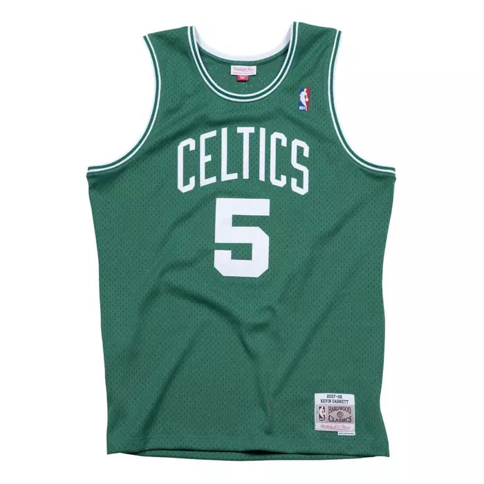 SWINGMAN JERSEY BOSTON CELTICS ROAD 2007-08 KEVIN GARNETT 'GREEN'