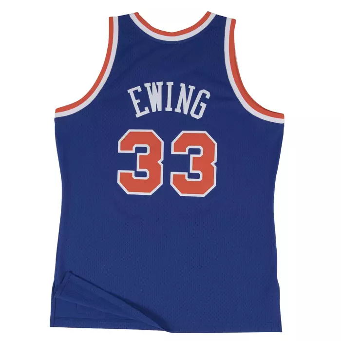 SWINGMAN JERSEY NEW YORK KNICKS ROAD 1991-92 PATRICK EWING 'BLUE'