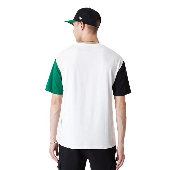 NEW ERA BOSTON CELTICS NBA CUT SEW OVERSIZED T-SHIRT 'WHITE'