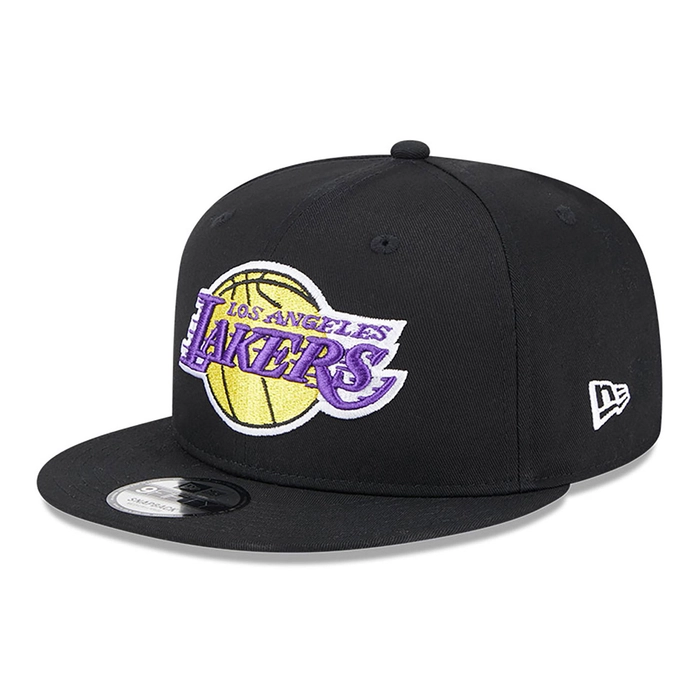 NEW ERA LOS ANGELES LAKERS METALLIC ARCH 9FIFTY SNAPBACK CAP 'BLACK'