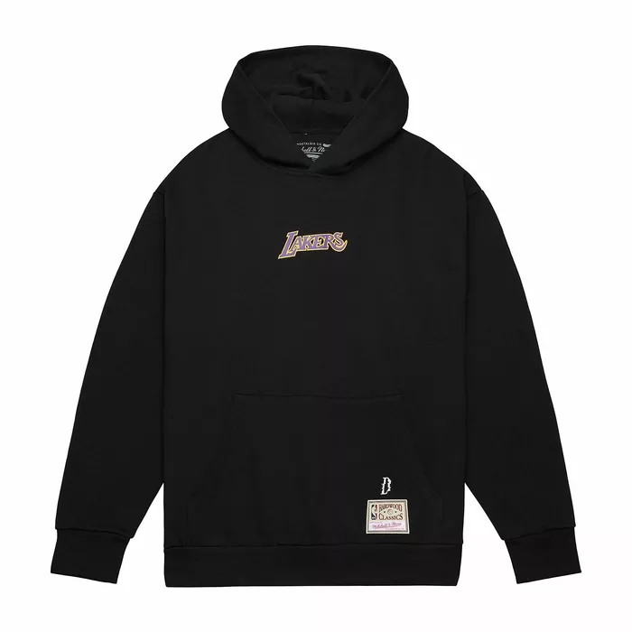 MITCHELL & NESS X SUGA GLITCH HOODIE LOS ANGELES LAKERS 'BLACK'