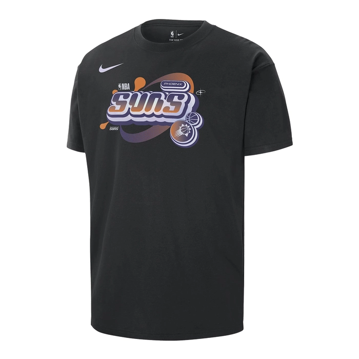 NIKE PHOENIX SUNS COURTSIDE NBA MAX90 T-SHIRT 'BLACK'