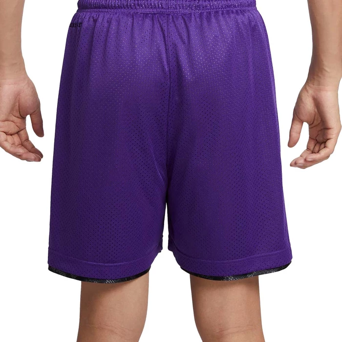 NIKE KOBE DRI-FIT STANDARD ISSUE REVERSIBLE 6 INCHES BASKETBALL SHORTS 'PURPLE/BLACK'