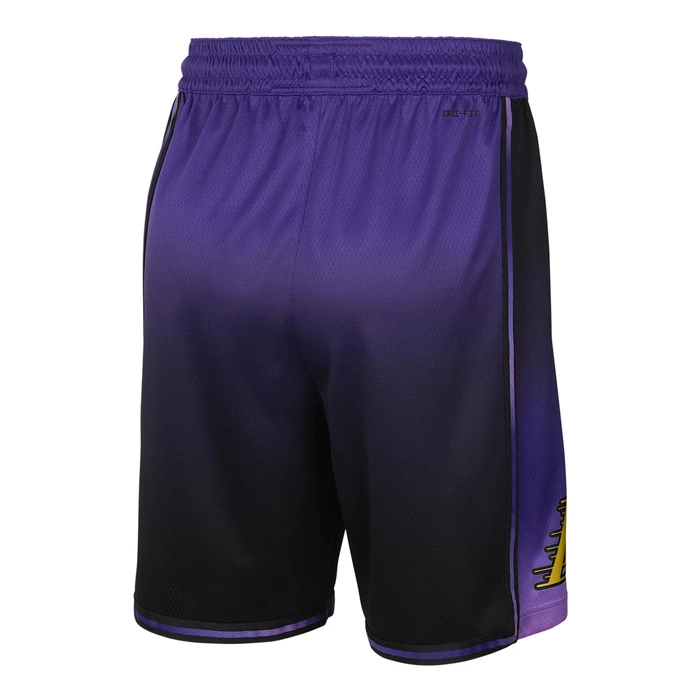 NIKE LOS ANGELES LAKERS 2024/25 CITY EDITION DRI-FIT SWINGMAN SHORTS 'PURPLE'