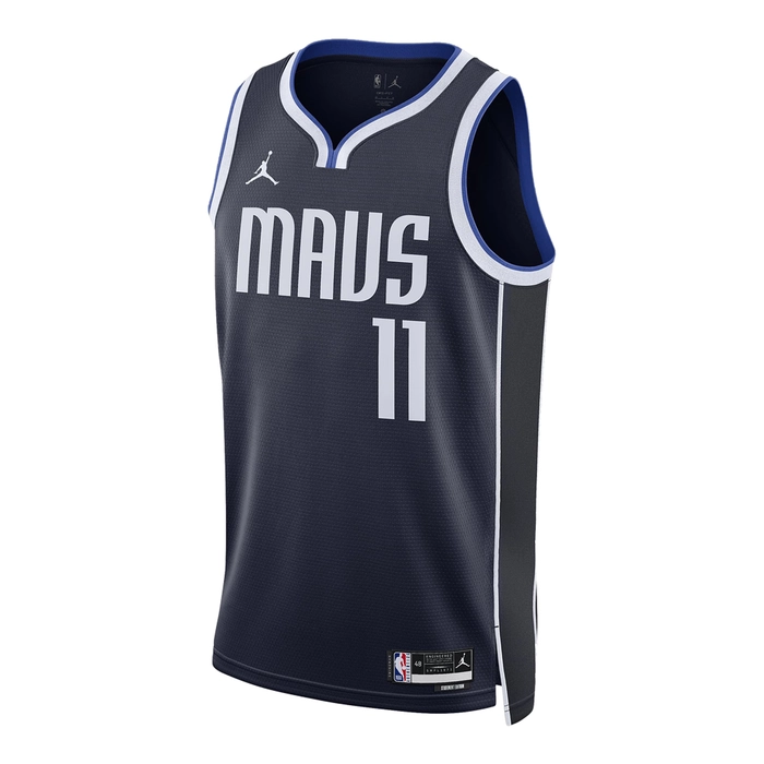 JORDAN KYRIE IRVING DALLAS MAVERICKS STATEMENT EDITION NBA DRI-FIT SWINGMAN JERSEY 'NAVY BLUE'