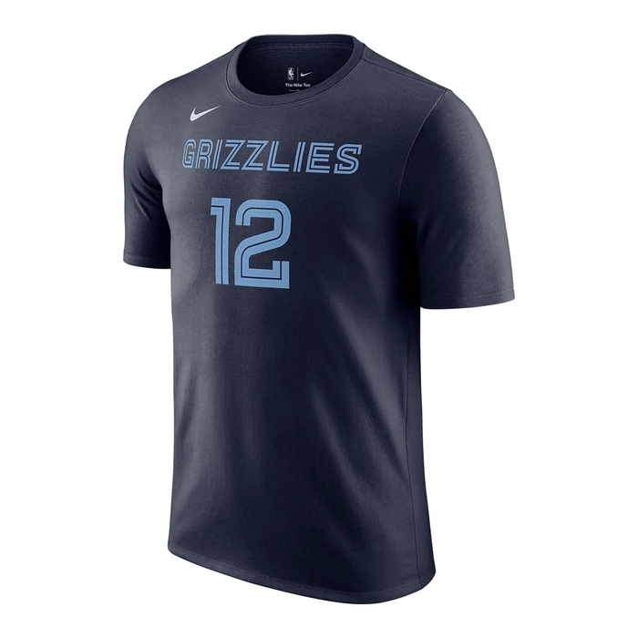 NIKE JA MORANT MEMPHIS GRIZZLIES NBA T-SHIRT 'NAVY BLUE'