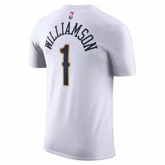 NIKE NEW ORLEANS PELICANS ZION WILLIAMSON T-SHIRT 'WHITE'