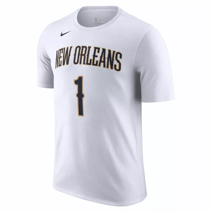 NIKE NEW ORLEANS PELICANS ZION WILLIAMSON T-SHIRT 'WHITE'