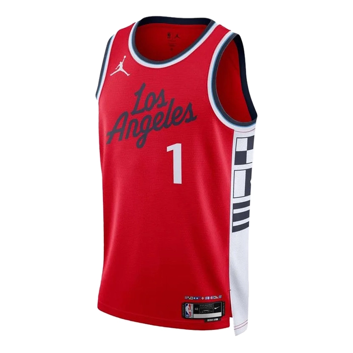 JORDAN JAMES HARDEN LA CLIPPERS 2024/25 STATEMENT EDITION DRI-FIT NBA SWINGMAN JERSEY 'RED'