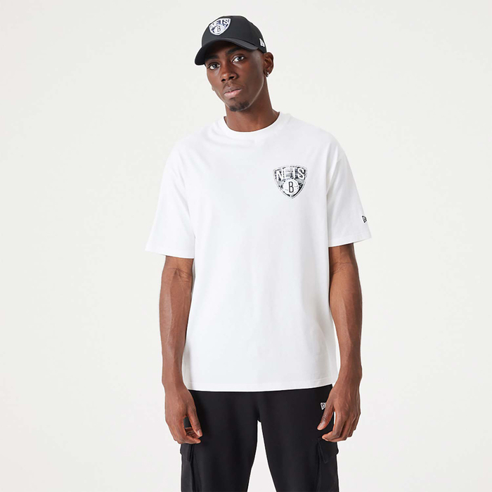 NBA Brooklyn Nets ウォッシュド コットンTシャツ ★ NEW ERA NBA Brooklyn Nets ウォッシュド コットンTシャツ ☆ NEW ERA