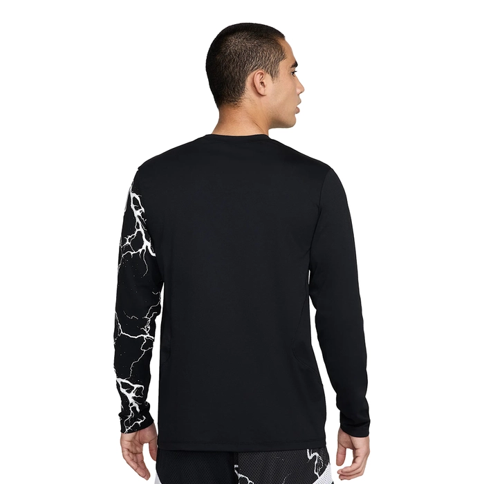 NIKE JA MORANT DRI-FIT LONG-SLEEVE BASKETBALL T-SHIRT 'BLACK'