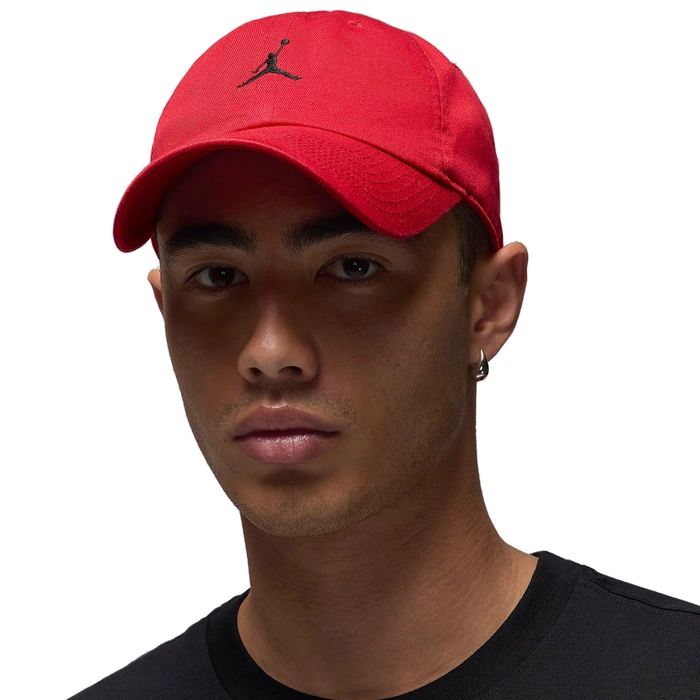 JORDAN CLUB UNSTRUCTURED CURVED-BILL CAP 'RED'