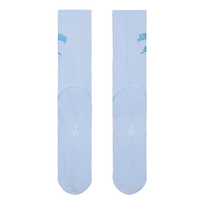 JORDAN EVERYDAY CREW SOCKS (1 PAIR) 'HYDROGEN BLUE/LEGEND BLUE'