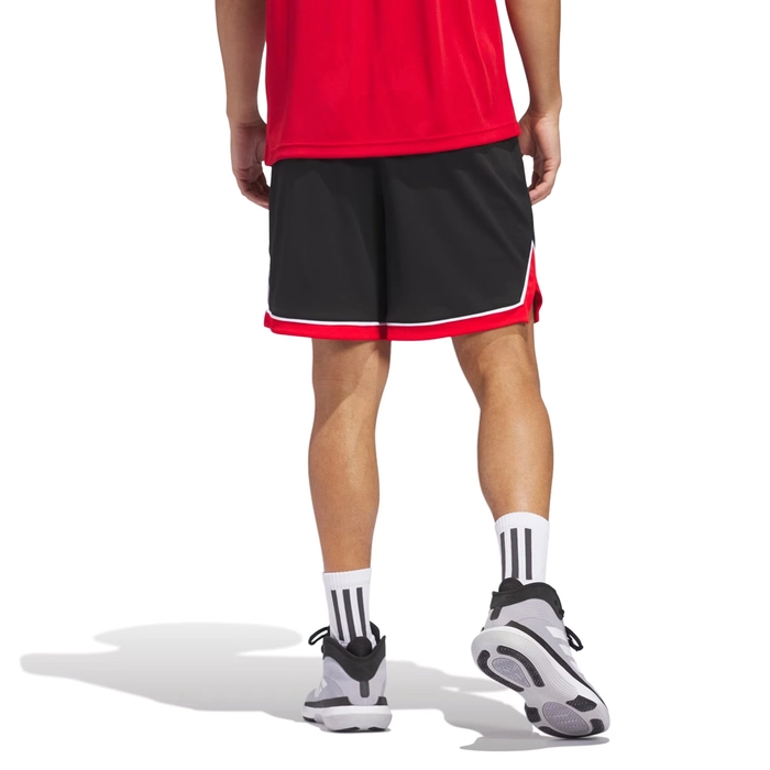 ADIDAS BASKETBALL BADGE OF SPORT SHORTS 'BLACK/RED'
