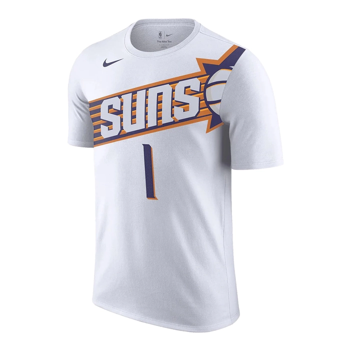 NIKE DEVIN BOOKER PHOENIX SUNS T-SHIRT 'WHITE'