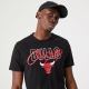 NEW ERA CHICAGO BULLS NBA SCRIPT T-SHIRT 'BLACK'