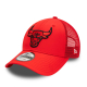 CHICAGO BULLS NBA HOME FIELD 9FORTY TRUCKER CAP 'RED'