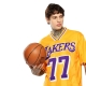 NBA LUKA DONCIC LOS ANGELES LAKERS VINTAGE FOOTBALL OVERSIZED JERSEY 'YELLOW'