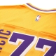 NBA LUKA DONCIC LOS ANGELES LAKERS VINTAGE FOOTBALL OVERSIZED JERSEY 'YELLOW'