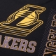NBA LOS ANGELES LAKERS MIDNIGHT BLACK OVERSIZED T-SHIRT 'BLACK'