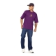 NBA LOS ANGELES LAKERS GRAPHIC OVERSIZED T-SHIRT 'PURPLE'