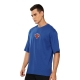 NBA NEW YORK KNICKS GRAPHIC OVERSIZED T-SHIRT 'BLUE'