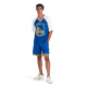 NBA GOLDEN STATE WARRIORS CONTRAST COLOUR OVERSIZED T-SHIRT 'ROYAL BLUE'