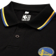 NBA GOLDEN STATE WARRIORS: CLASSIC POLO T-SHIRT 'BLACK'