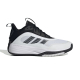 ADIDAS MEN'S OWN THE GAME 3.0 BASKETBALL SHOES 'CLOUD WHITE / CORE BLACK'