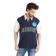 NBA: GOLDEN STATE WARRIORS TYPOGRAPHY OVERSIZED POLO T-SHIRT-NAVY