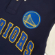 NBA: GOLDEN STATE WARRIORS TYPOGRAPHY OVERSIZED POLO T-SHIRT-NAVY