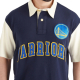 NBA: GOLDEN STATE WARRIORS TYPOGRAPHY OVERSIZED POLO T-SHIRT-NAVY