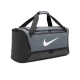 NIKE BRASILIA 9.5 TRAINING DUFFEL BAG (MEDIUM, 60L) 'IRON GREY/BLACK/WHITE'
