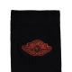 JORDAN EVERYDAY CUSHIONED CREW SOCKS (1 PAIR) 'BLACK/CHILE RED'