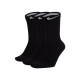 NIKE PERFORMANCE LIGHTWEIGHT TRAINING CREW SOCKS (3 PAIRS) 'BLACK/WHITE'
