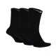 NIKE PERFORMANCE LIGHTWEIGHT TRAINING CREW SOCKS (3 PAIRS) 'BLACK/WHITE'