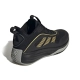 ADIDAS MEN'S BASKETBALL OWN THE GAME 3 SHOES 'CORE BLACK / GOLD METALLIC / MGH SOLID GREY'