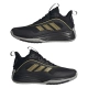 ADIDAS MEN'S BASKETBALL OWN THE GAME 3 SHOES 'CORE BLACK / GOLD METALLIC / MGH SOLID GREY'