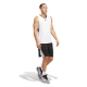 ADIDAS MEN'S LEGENDS 3-STRIPES BASKETBALL SHORTS 'BLACK / WHITE'