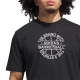 ADIDAS MEN'S BASKETBALL EMBLEM GRAPHIC TEE 'BLACK'